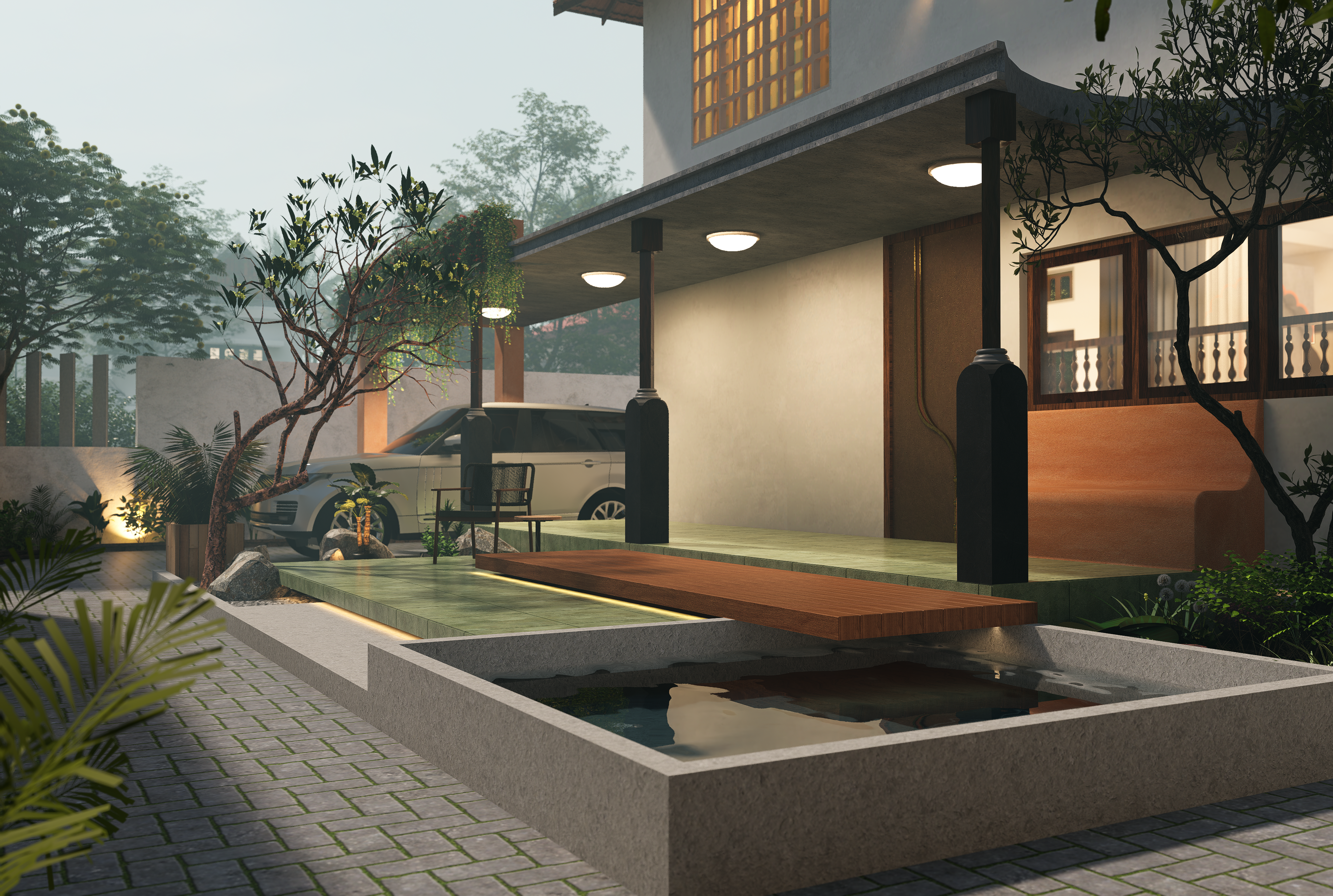 Residential Elevation Scene